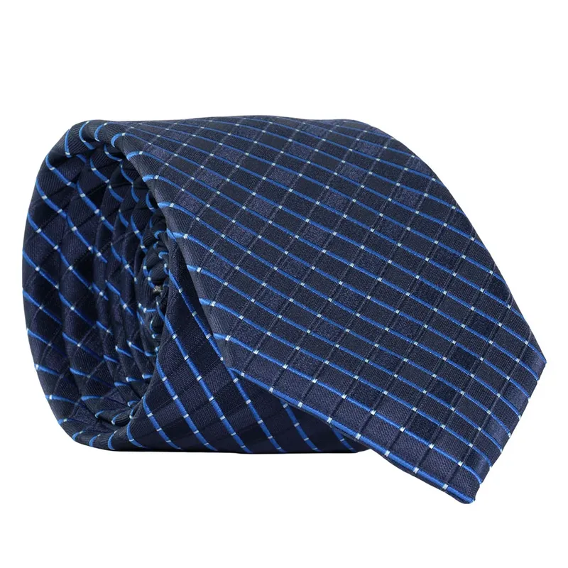 Slips Polyester Mönster - Navy