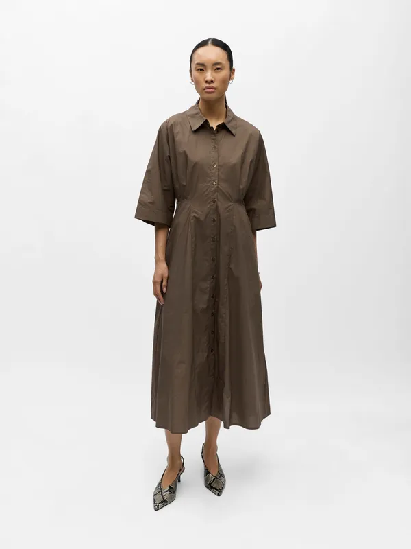 Objelly Hope Midi Dress - Morel