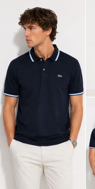 PIKÉ LACOSTE - Navy