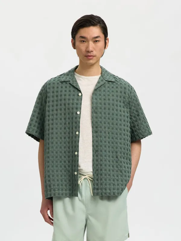 Rlxmonty Texture Shirt - Balsam Green Texture