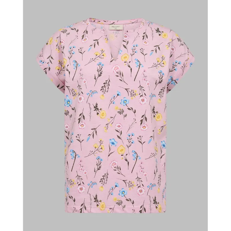 Fqviva T-Shirt - Sweet Lilac W. Golden Haze
