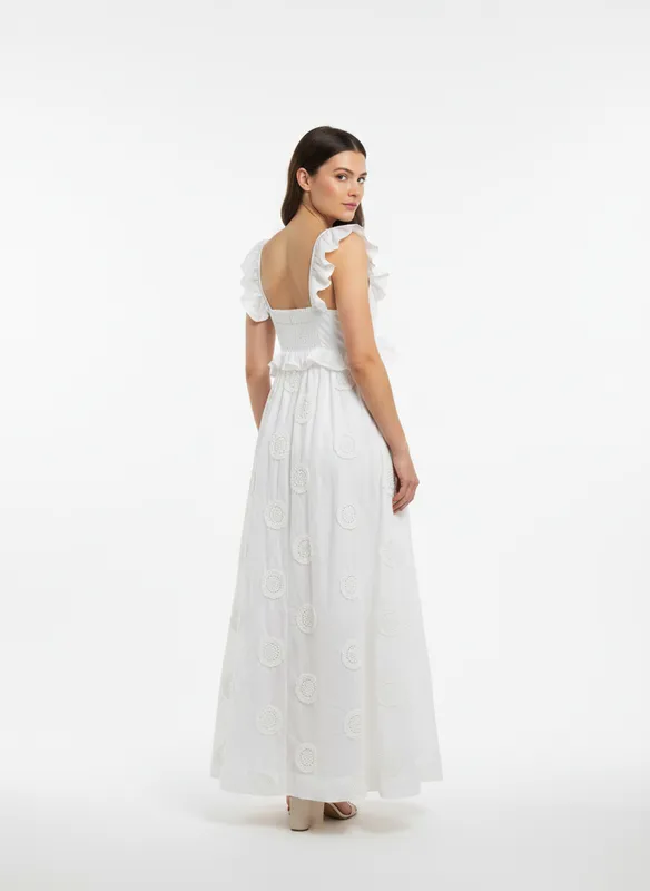 Yasnama Si Long Dress - Star White