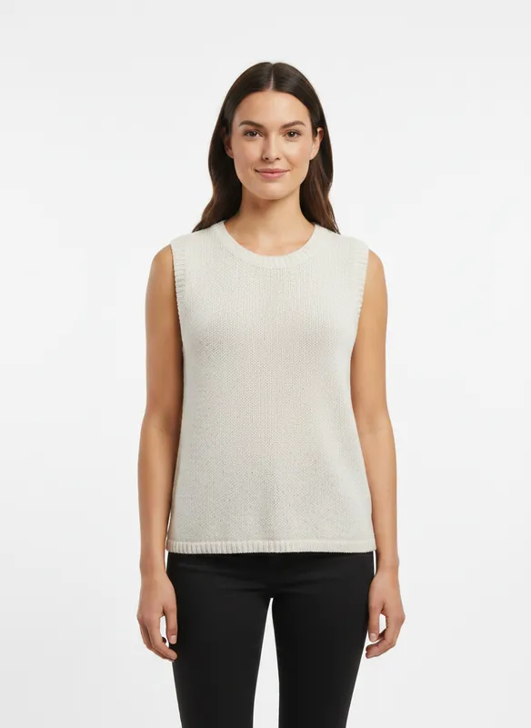 Siliva Top - Chalk