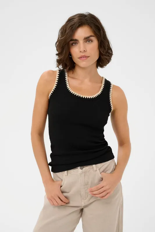 Carna Top - Black Deep
