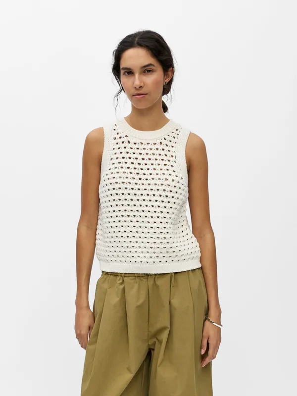 Dunja Knit Top - White