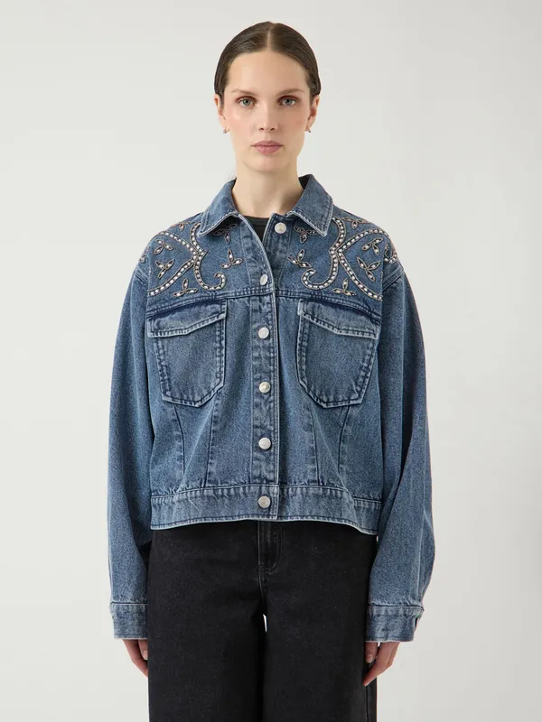 Yasvision Denim Jacket - Light Blue Denim