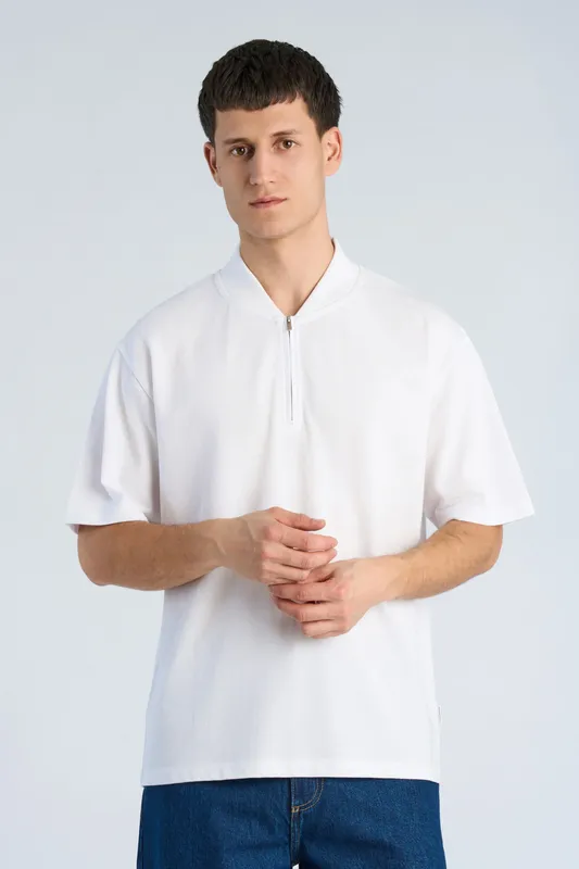 Pipque Shirt - White Wave