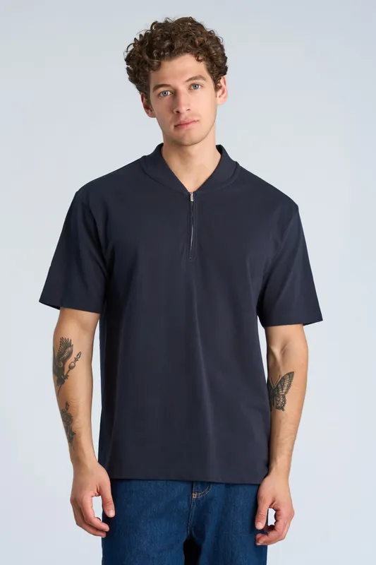 Pipque Shirt - Navy 424