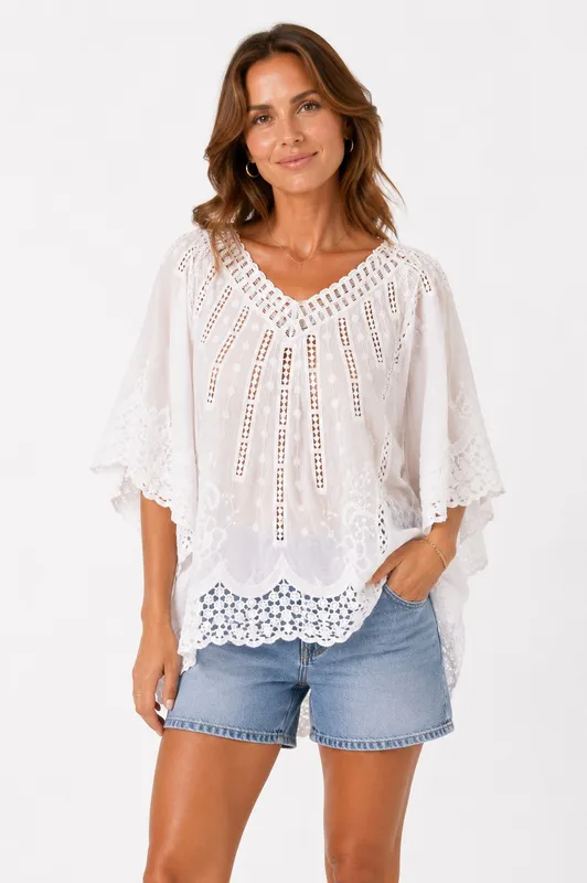 Mirela Blouse - White