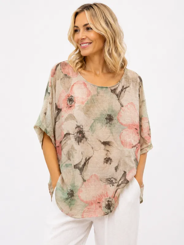 Roberta Blus  - Beige