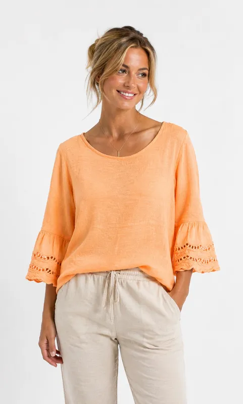 Ronja Blouse - Persika