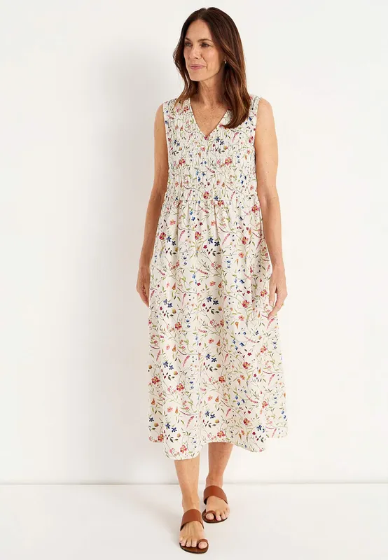 Samira Smock Dress - Floral