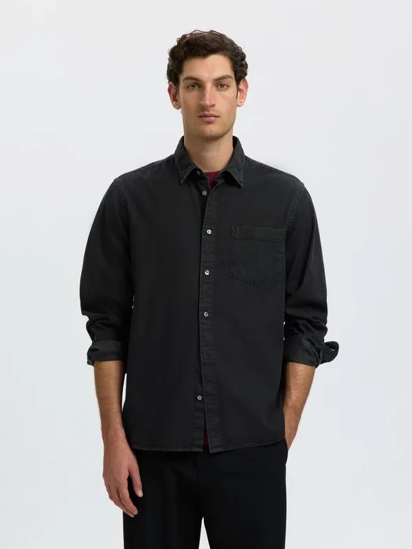 Regclaus Carlo Denim Shirt - Black Denim