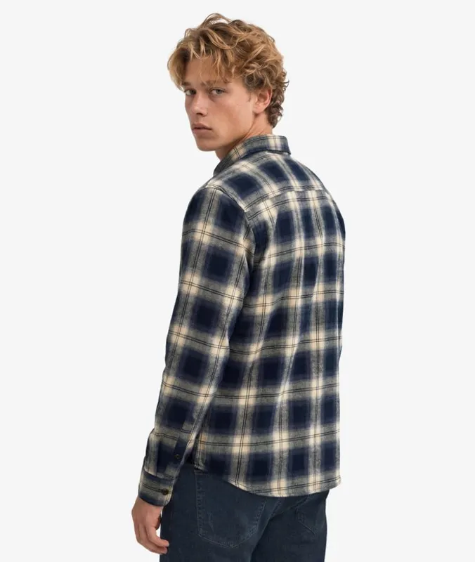Cotton Lumberiack shirt - Cedar Check Navy