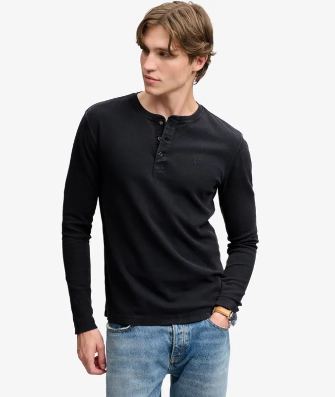 Waffle Long Sleeve Henle - French Blue