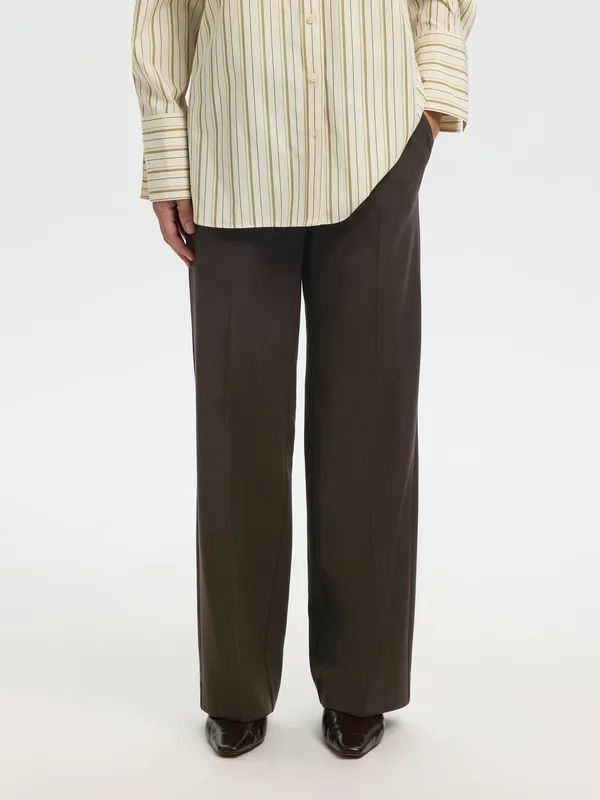 Rita Wide Pants - Delicioso Melange