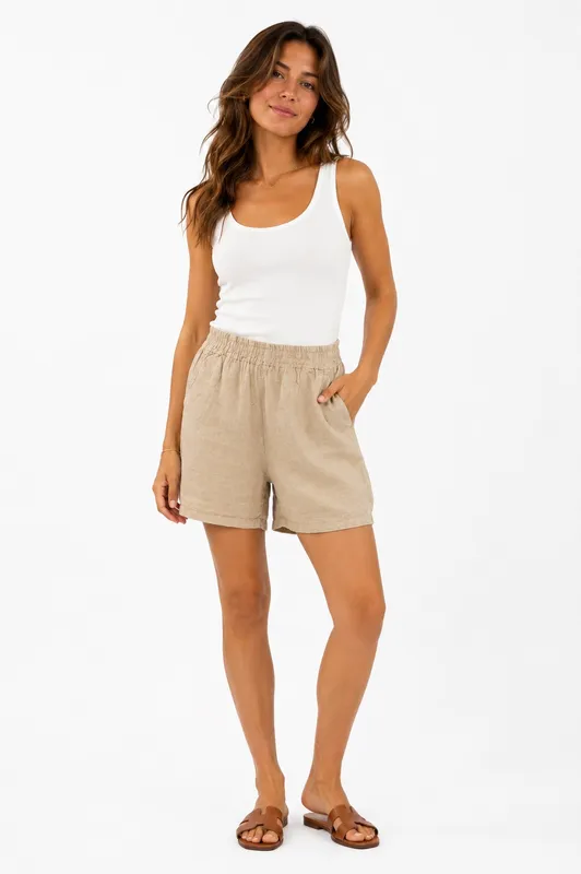 Lindy Shorts - Beige