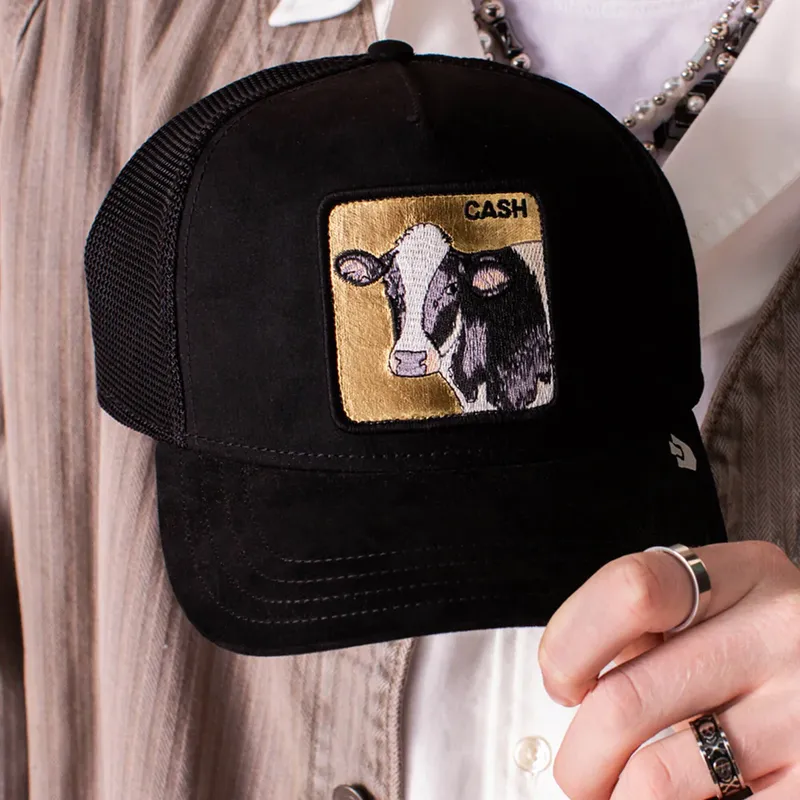 Golden Cow Cap - White