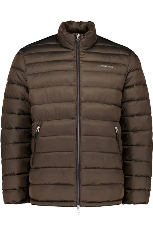 Light Weight Puffer Jacket - Olive Brown