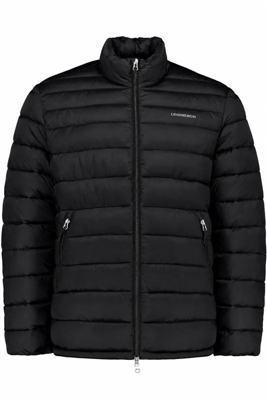 Light Weight Puffer Jacket - Black