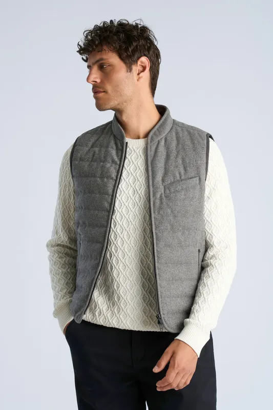 Light Padded Outdoor West - Grey Mel