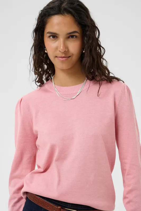 Mila Pullover - Cameo Pink Melange