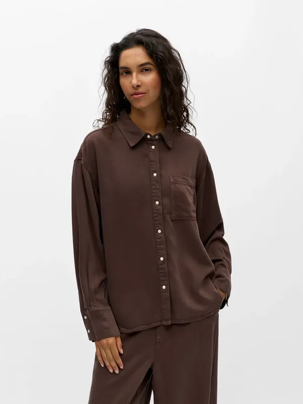 Frame Zila Shirt - Seal Brown