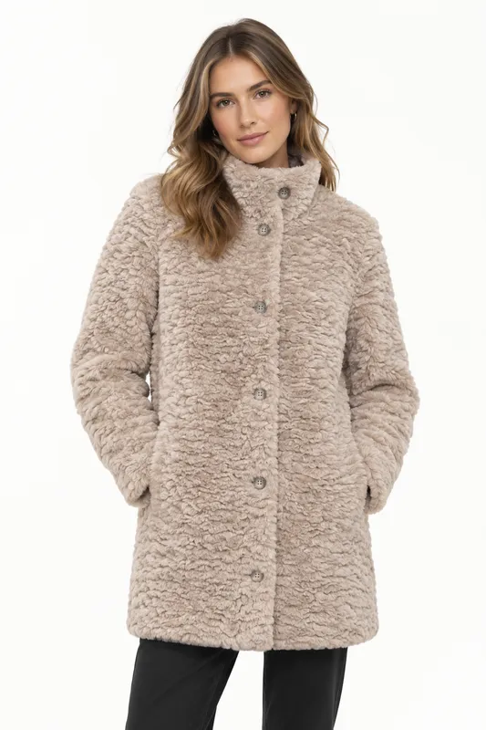 Marcy Coat - Ivory