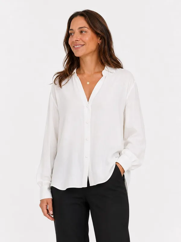 Wsoler Relaxed Shirt - Egret