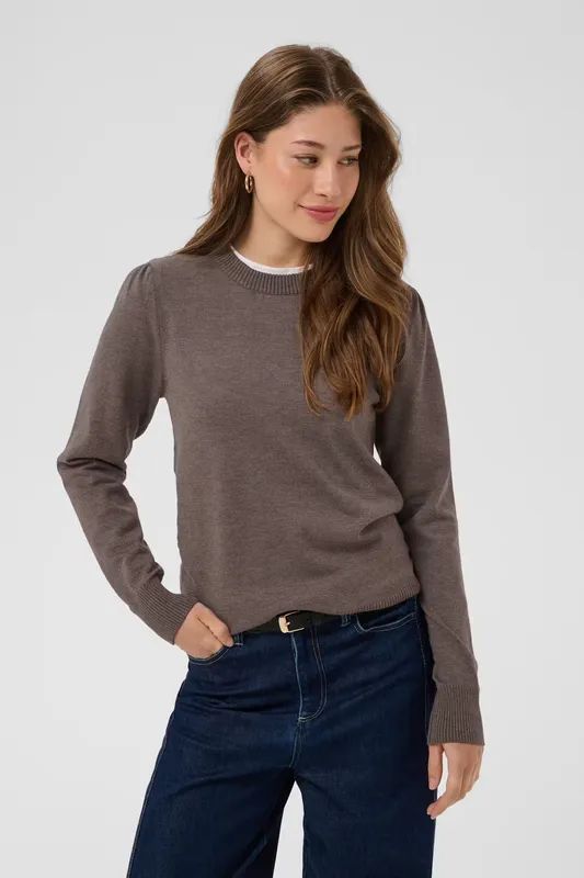 Mila Pullover - Mink Melange