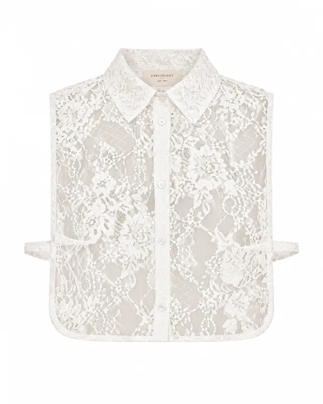 Lacy Collar - Star Off-white