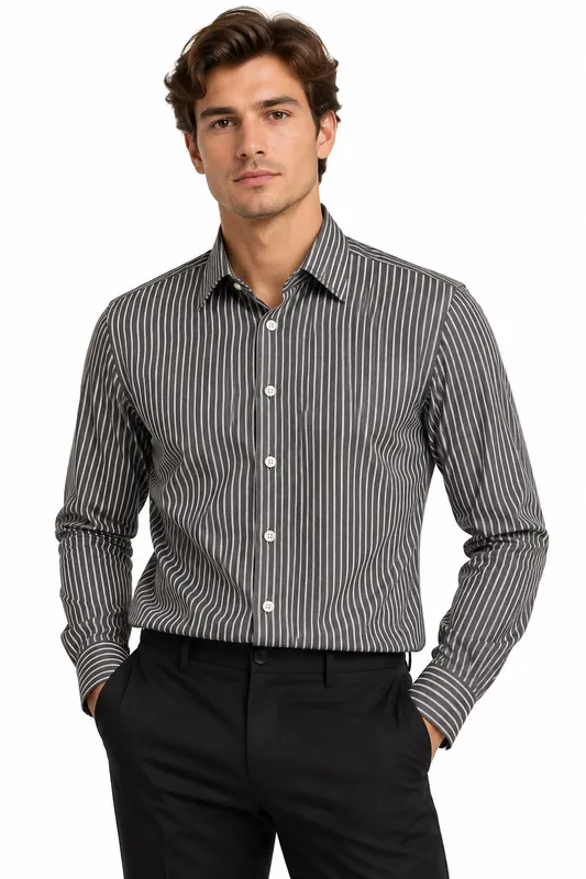 Filip Performance Shirt - Turkish Coffee White