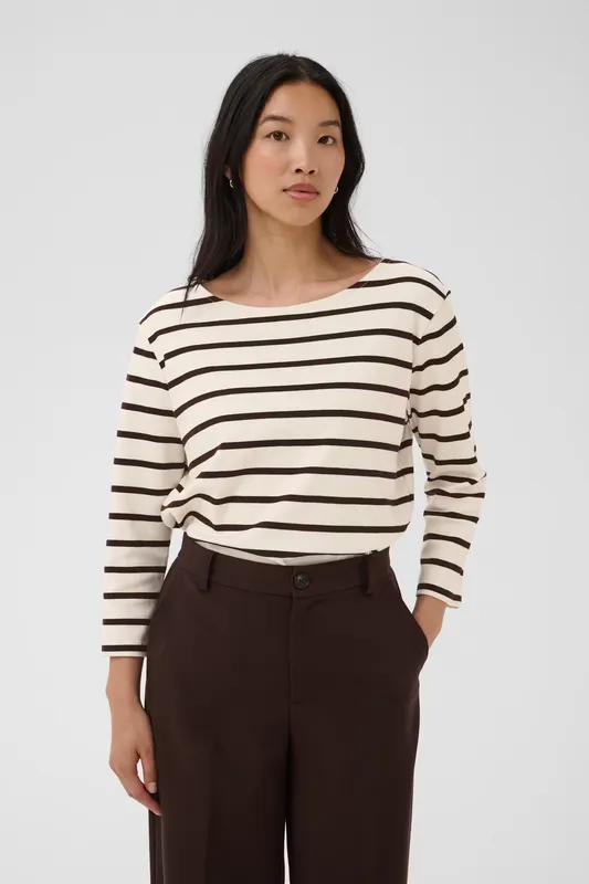 Nela T-shirt - Mole Stripe