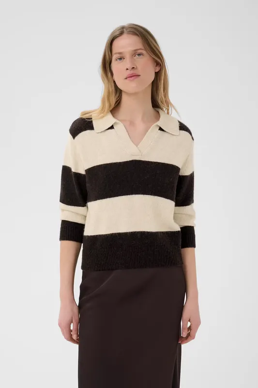 Charlott Pullover - Whitecap Gray/Molé Stripe