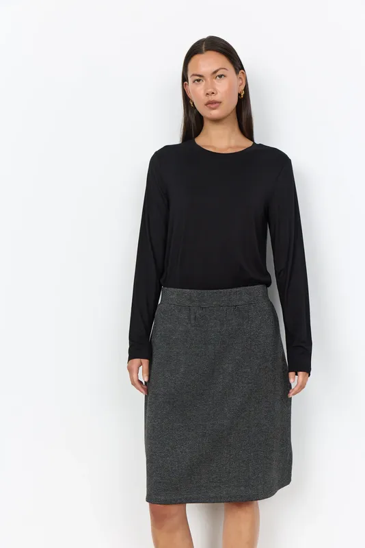 Sc-Hebe Skirt - Black Combi