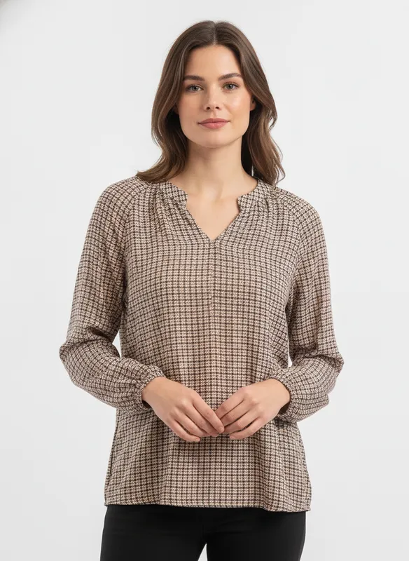 Sc-Halia AOP - Madder Brown Combi