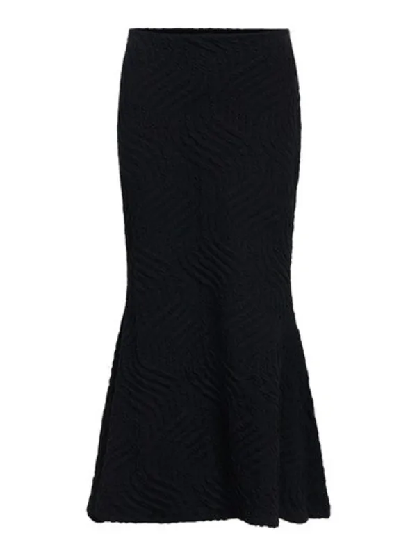 Meral Maxi Skirt  - Black