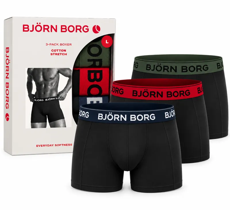 Cotton Stretch Boxer  - Multipack 5