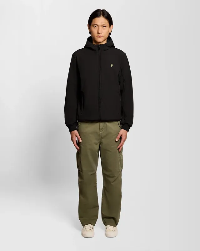 Fleece Back Softshell Jacket  - Jet Black