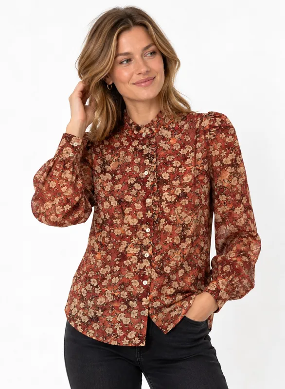 Virsa Shirt - Rose Flower
