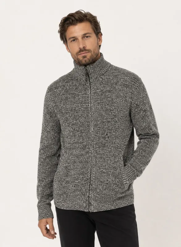 Windbreaker Pullover - Grey Mix
