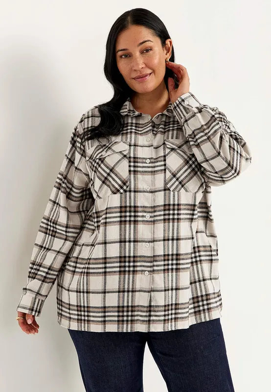 Christine Cork check  - Beige/Checked