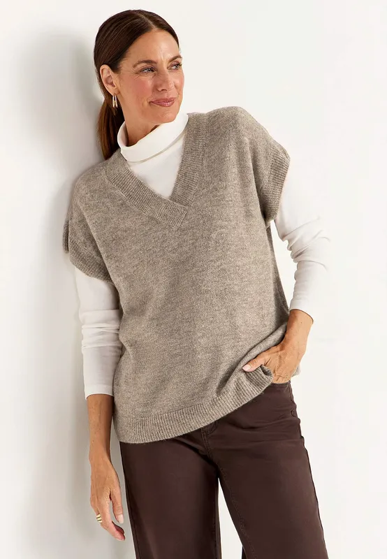 Henriette Sweater - Beige Melange