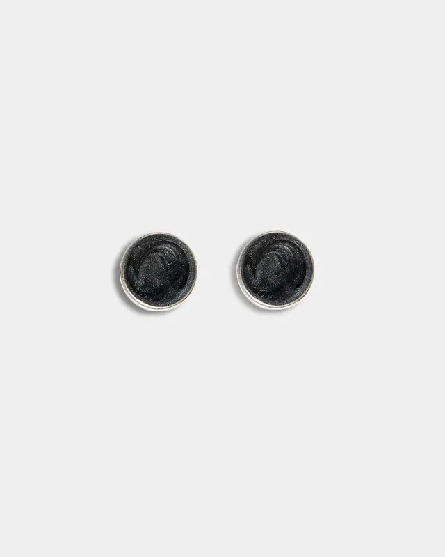 Ava Petite Pearl - Silver W Pearl Black