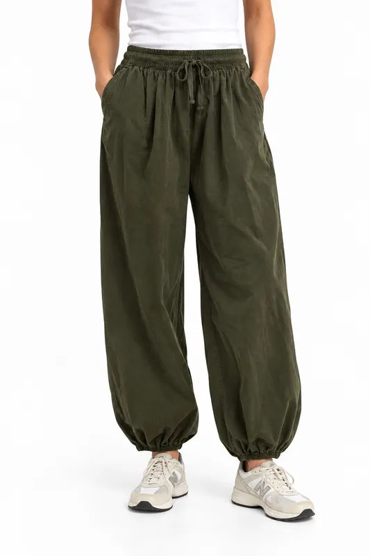 Manchester Ballon Pants - Kaki