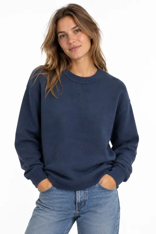 Linnea Knitted Sweaters  - Dark Denim