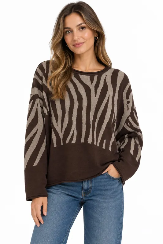 New Julia Sweaters - Coffee Bean