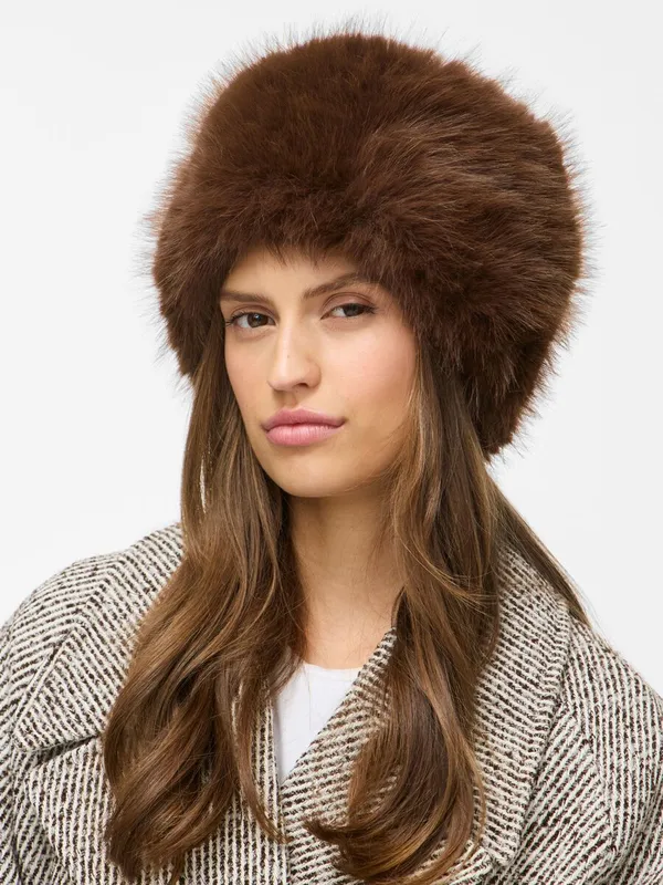 Molly Pillbox Hat - Coffee Bean