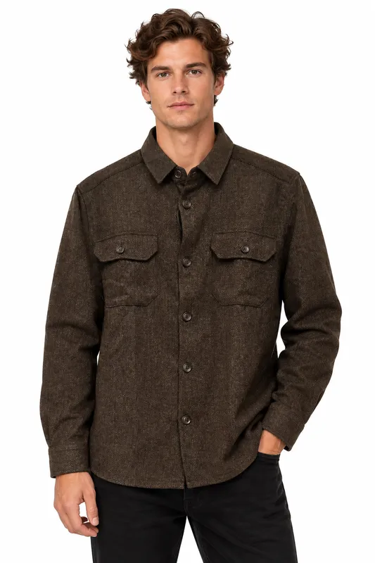 Dalis Overshirt - Brown
