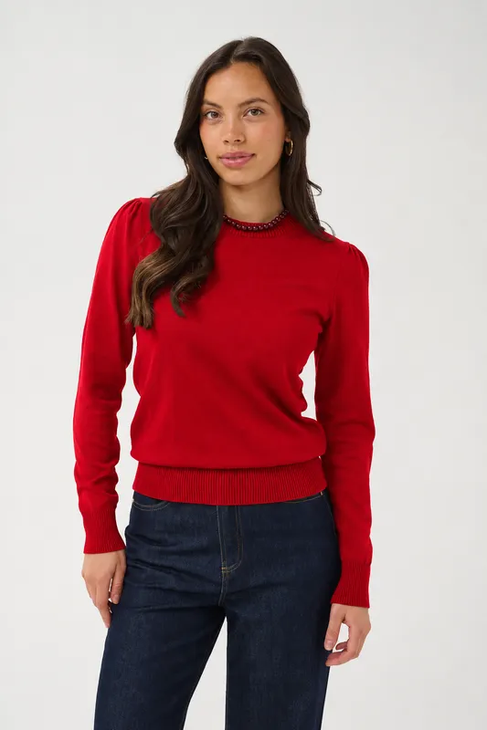 Mila Pullover - True Red